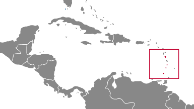Map of Eastern Caribbean