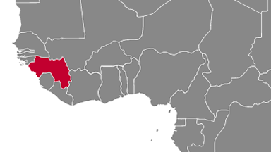 Map of Guinea